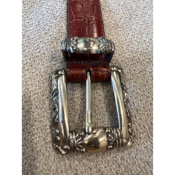 Brighton BROWN BRAIDED LEATHER BELT main image 7